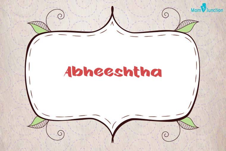 Abheeshtha Stylish Wallpaper