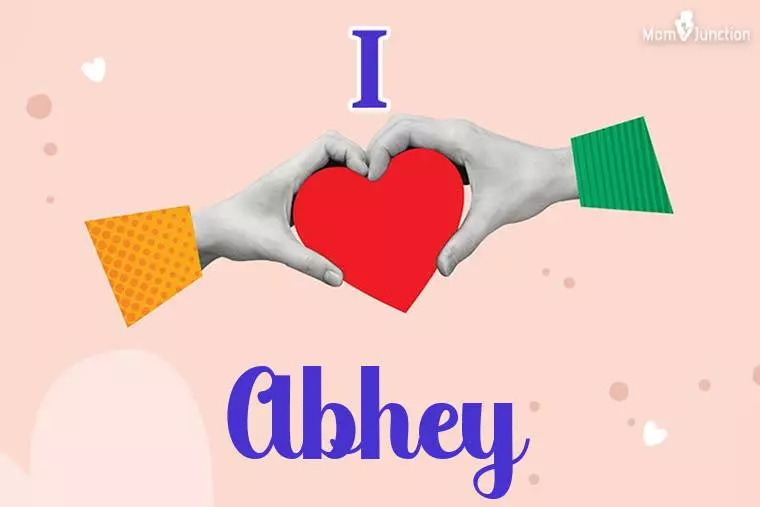 I Love Abhey Wallpaper