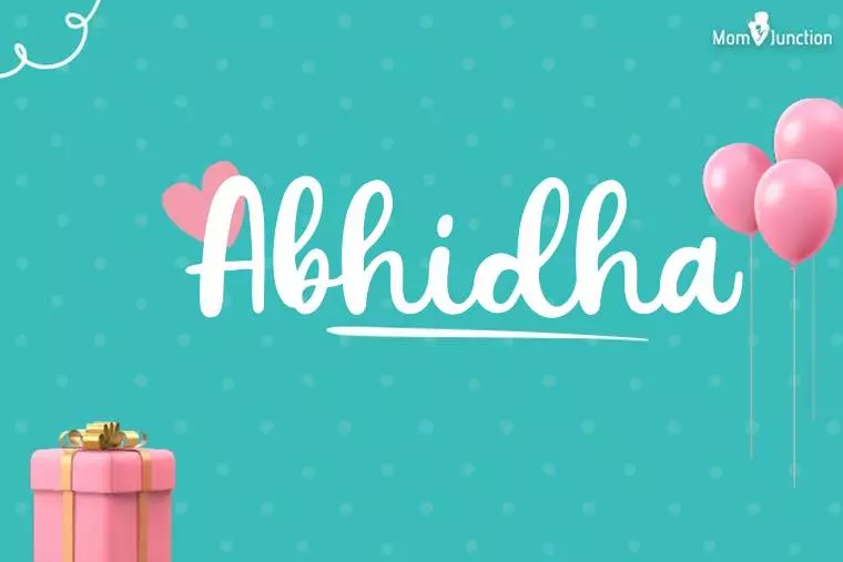 Abhidha Birthday Wallpaper