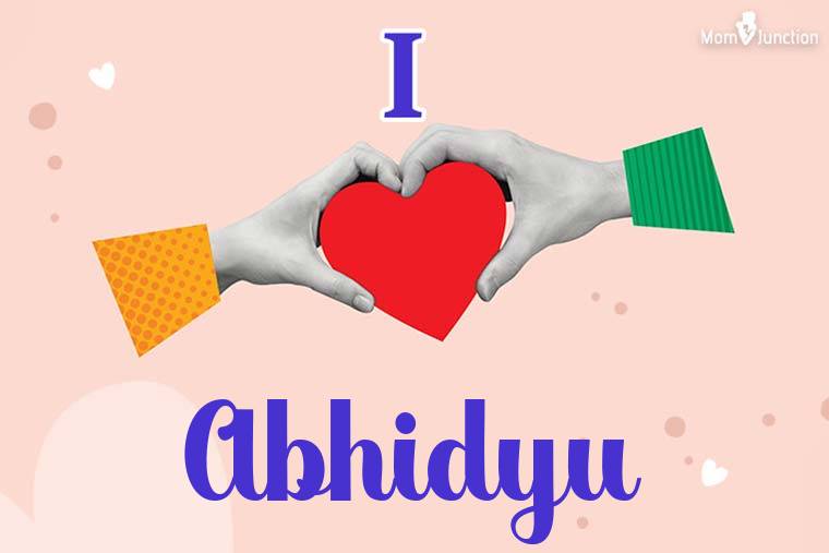 I Love Abhidyu Wallpaper