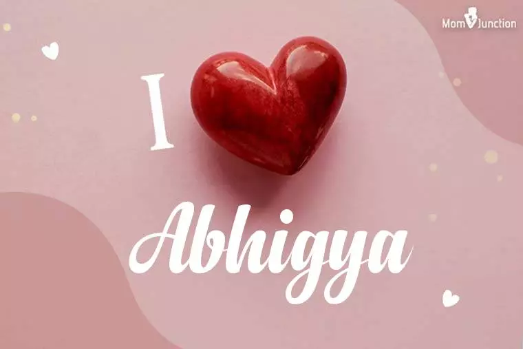 I Love Abhigya Wallpaper