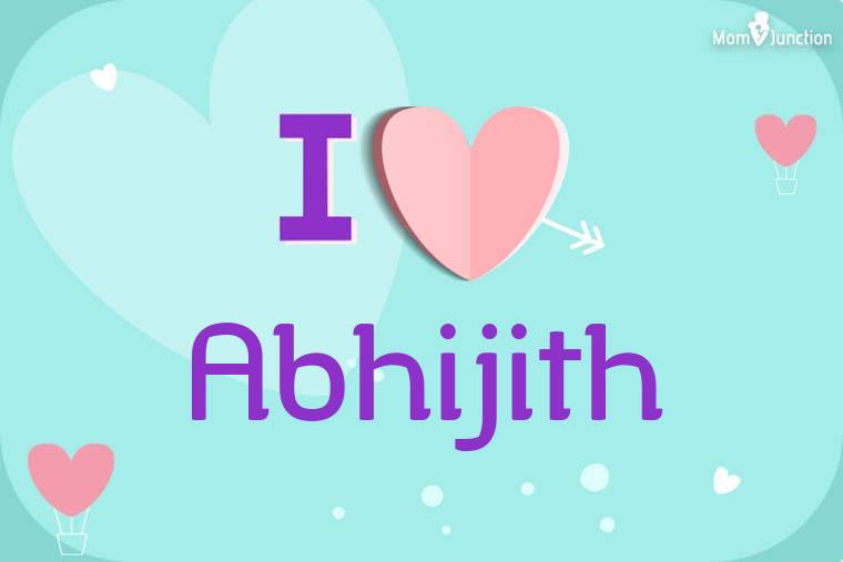 I Love Abhijith Wallpaper