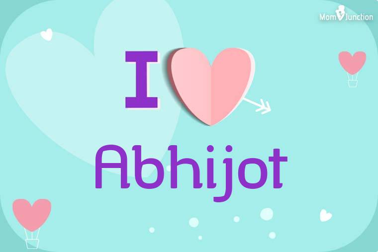 I Love Abhijot Wallpaper