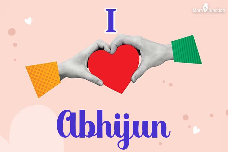 I Love Abhijun Wallpaper