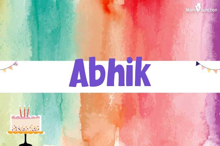 Abhik Birthday Wallpaper