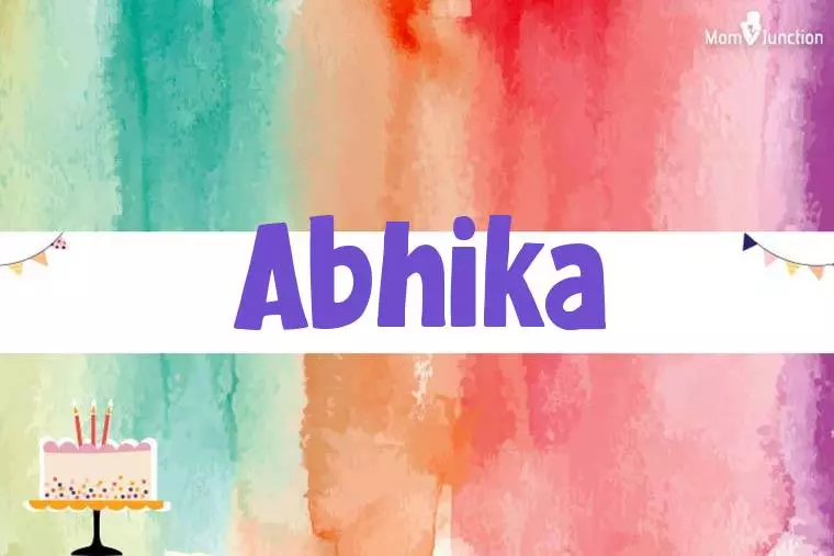 Abhika Birthday Wallpaper