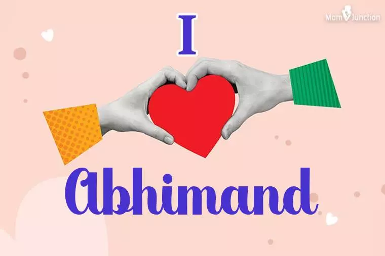 I Love Abhimand Wallpaper