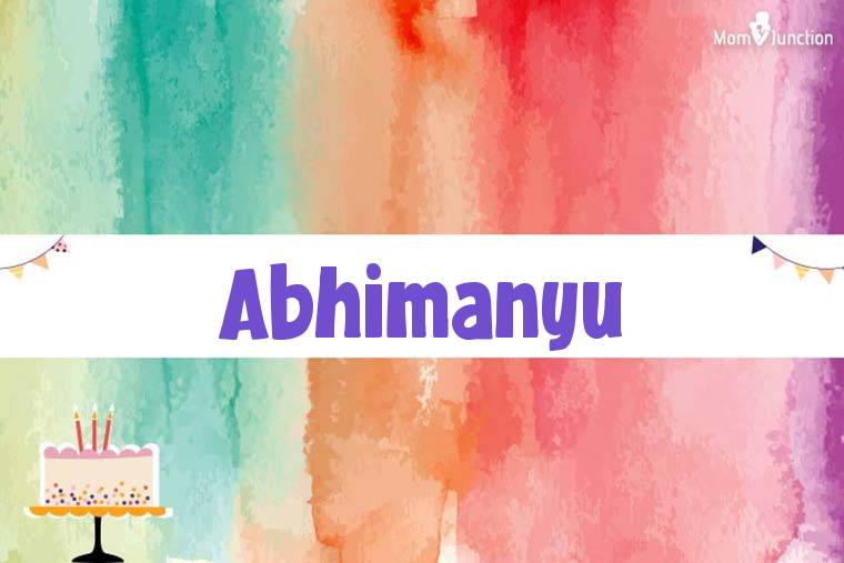 Abhimanyu Birthday Wallpaper