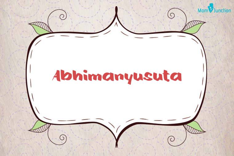 Abhimanyusuta Stylish Wallpaper