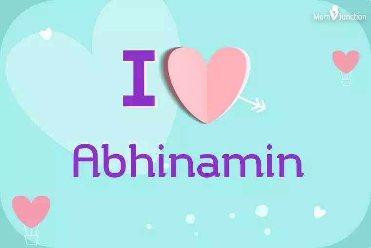 I Love Abhinamin Wallpaper