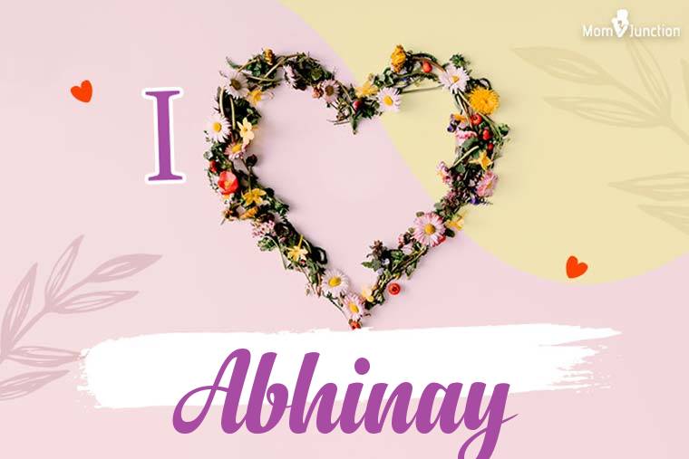 I Love Abhinay Wallpaper