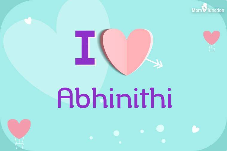 I Love Abhinithi Wallpaper