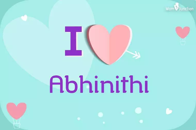 I Love Abhinithi Wallpaper