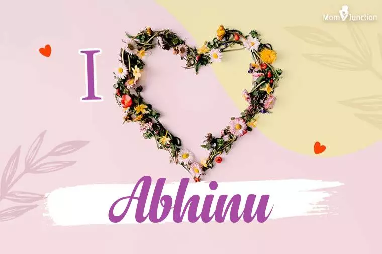 I Love Abhinu Wallpaper