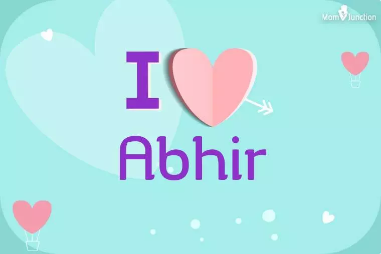 I Love Abhir Wallpaper