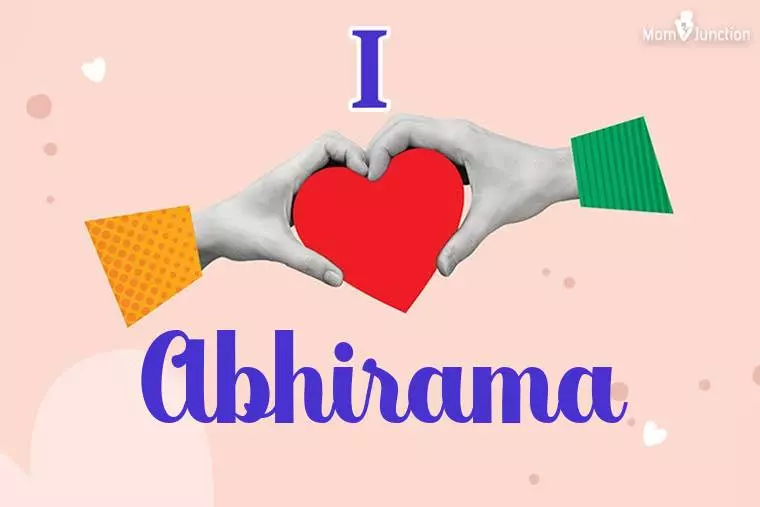 I Love Abhirama Wallpaper