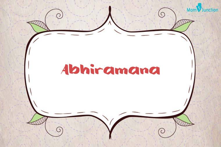 Abhiramana Stylish Wallpaper
