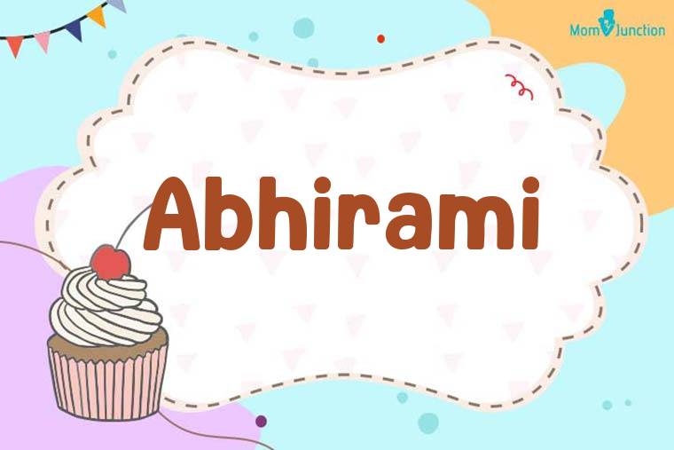 Abhirami Birthday Wallpaper