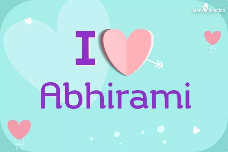 I Love Abhirami Wallpaper