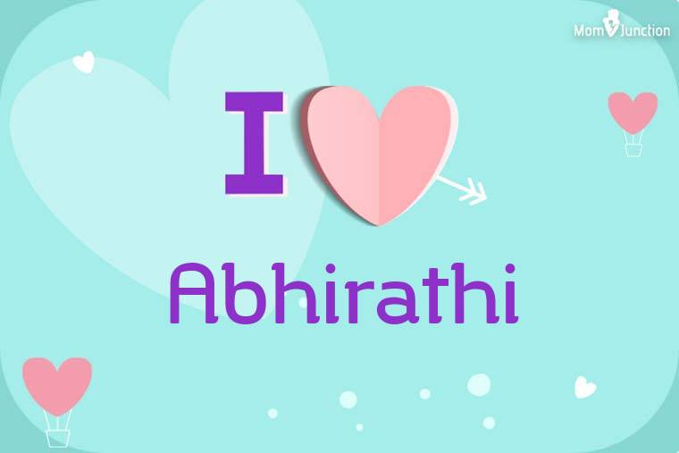 I Love Abhirathi Wallpaper