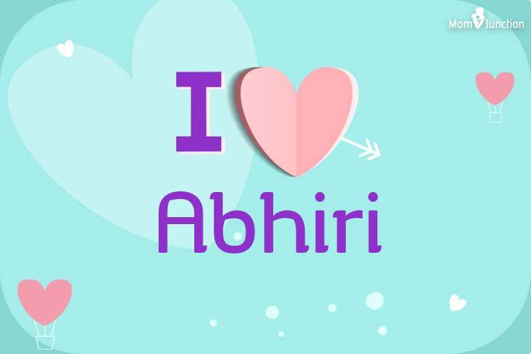 I Love Abhiri Wallpaper