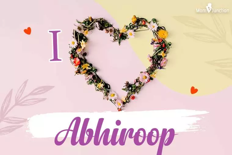 I Love Abhiroop Wallpaper