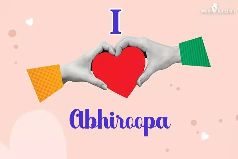 I Love Abhiroopa Wallpaper