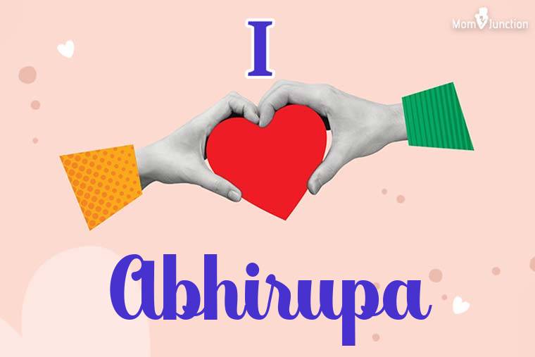 I Love Abhirupa Wallpaper