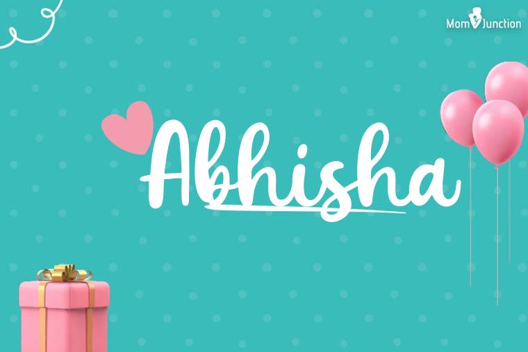 Abhisha Birthday Wallpaper