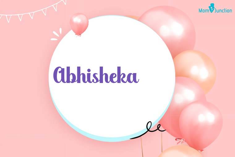 Abhisheka Birthday Wallpaper