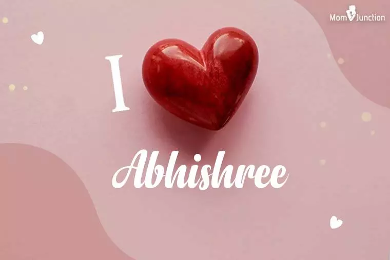 I Love Abhishree Wallpaper