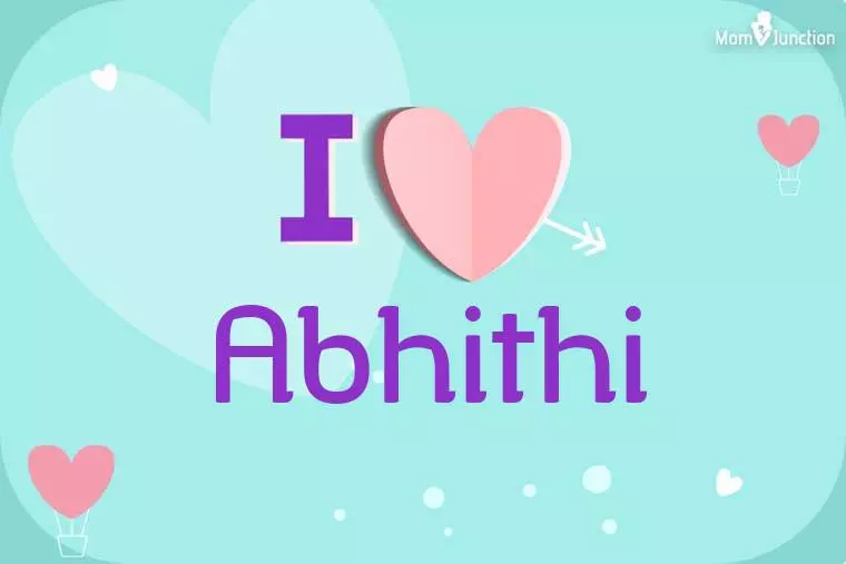 I Love Abhithi Wallpaper