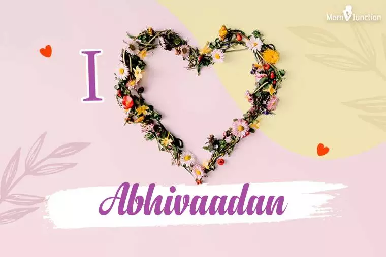 I Love Abhivaadan Wallpaper