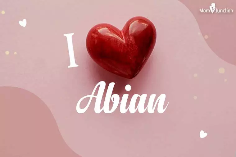 I Love Abian Wallpaper