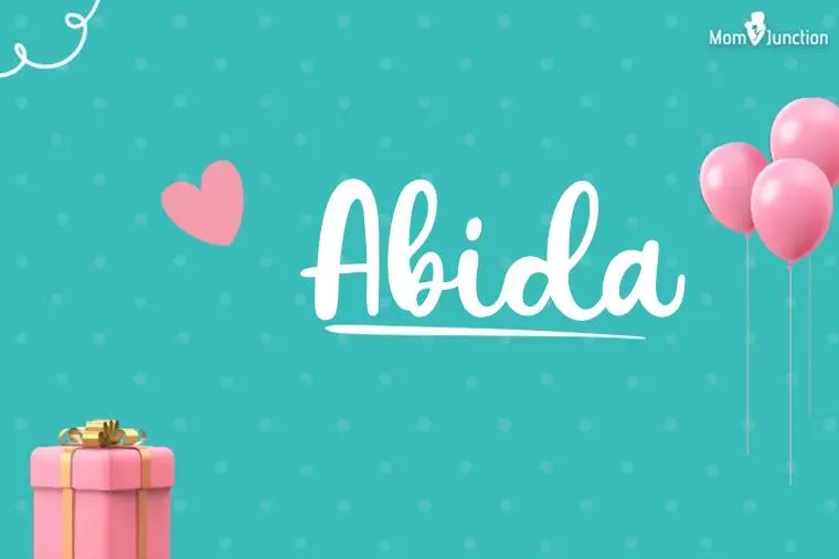 Abida Birthday Wallpaper