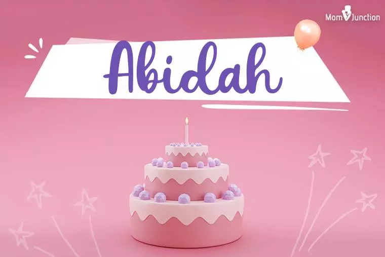 Abidah Birthday Wallpaper