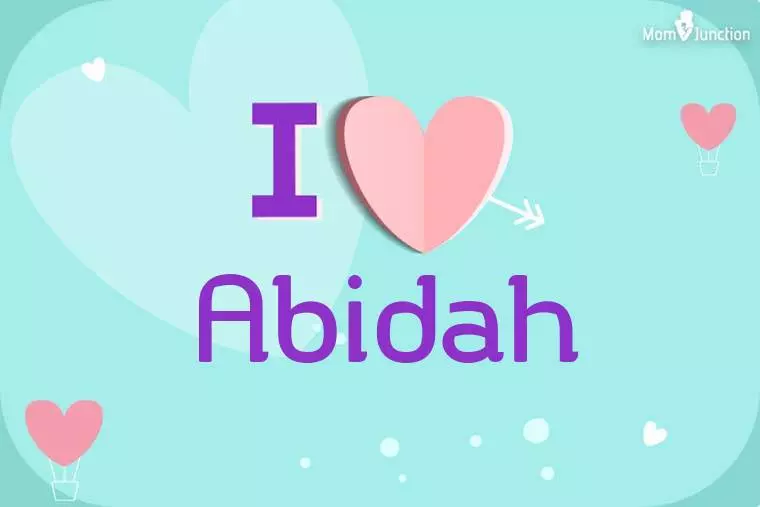 I Love Abidah Wallpaper