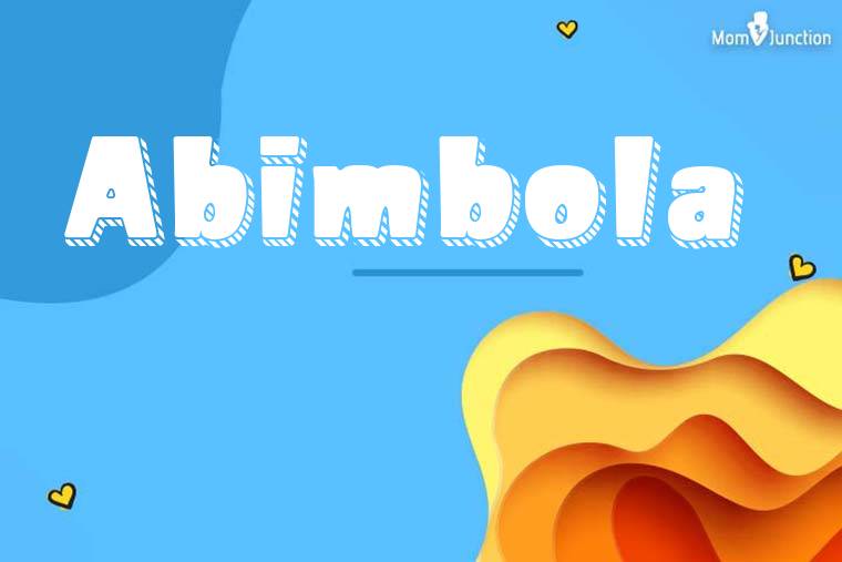 Abimbola 3D Wallpaper
