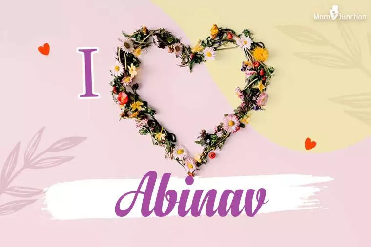 I Love Abinav Wallpaper