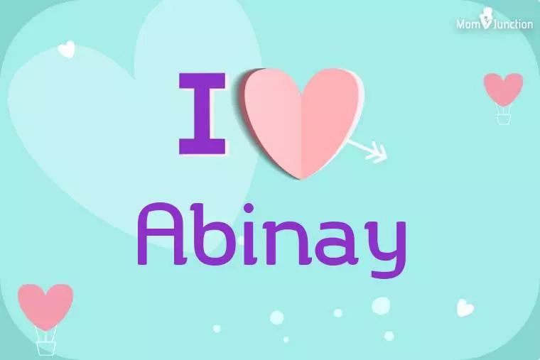 I Love Abinay Wallpaper