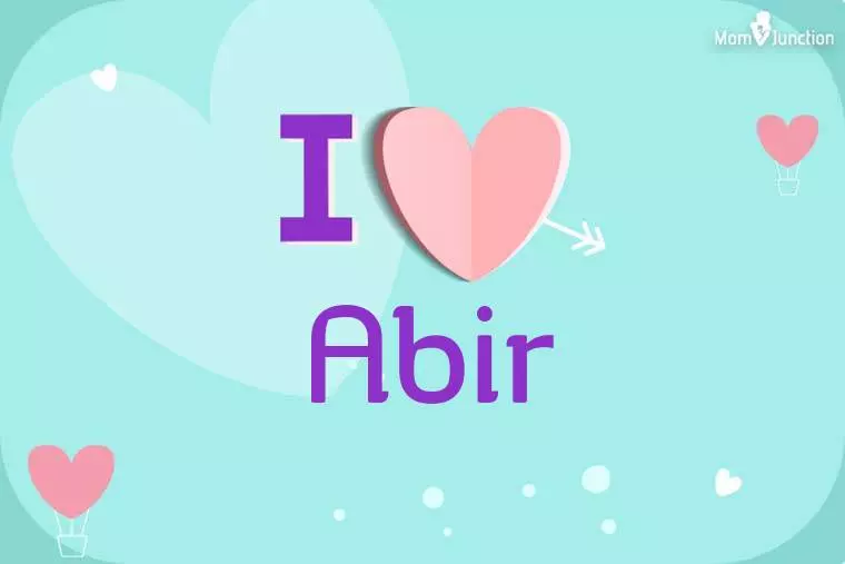 I Love Abir Wallpaper