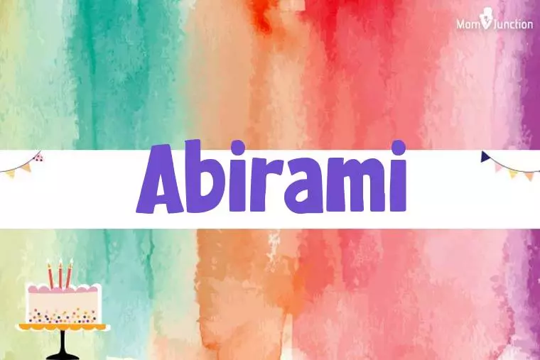 Abirami Birthday Wallpaper