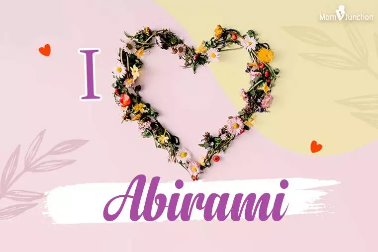 I Love Abirami Wallpaper