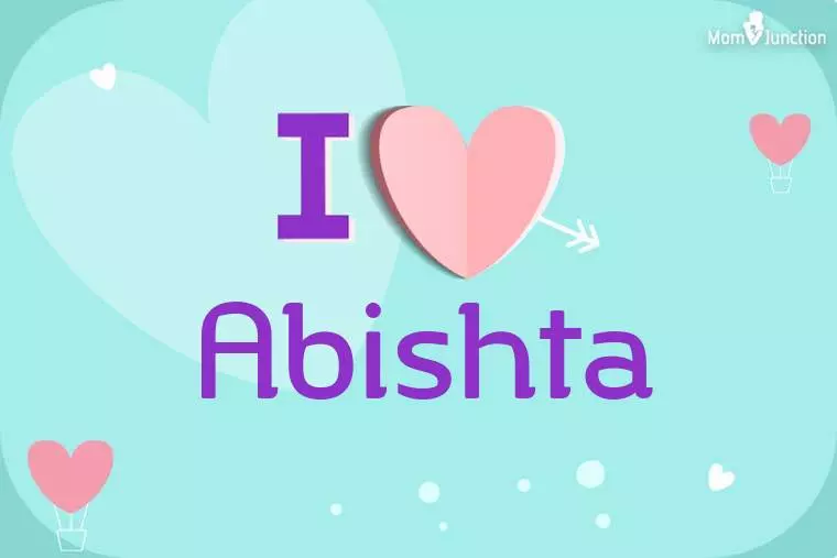 I Love Abishta Wallpaper