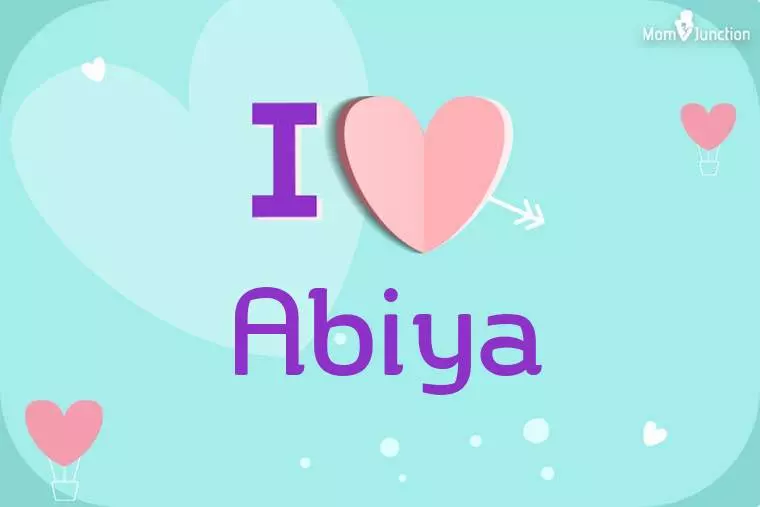 I Love Abiya Wallpaper