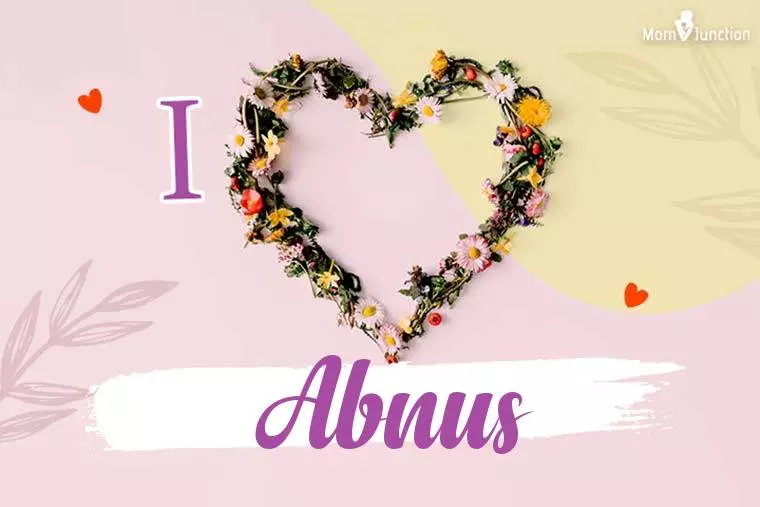 I Love Abnus Wallpaper