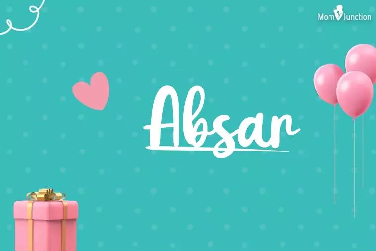 Absar Birthday Wallpaper