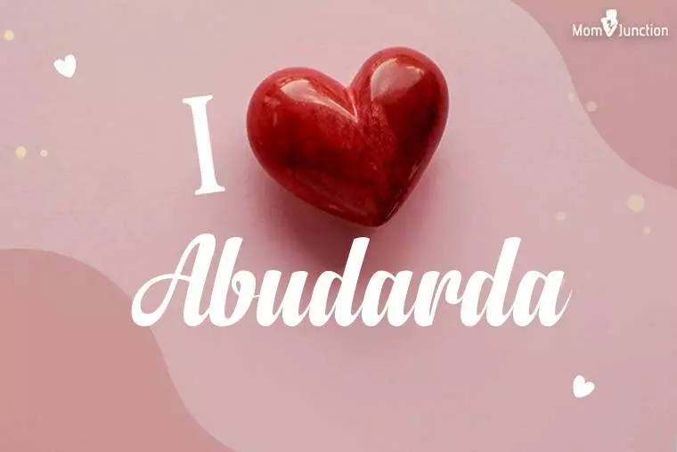 I Love Abudarda Wallpaper