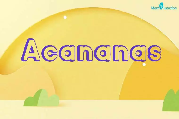 Acananas 3D Wallpaper