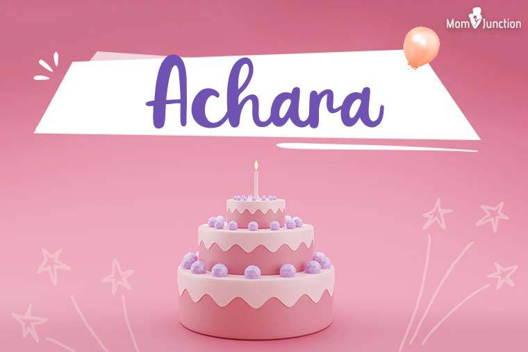 Achara Birthday Wallpaper